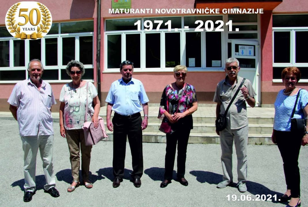 Maturanti novotravničke gimnazije iz 1971. sastali se na 50 godina mature