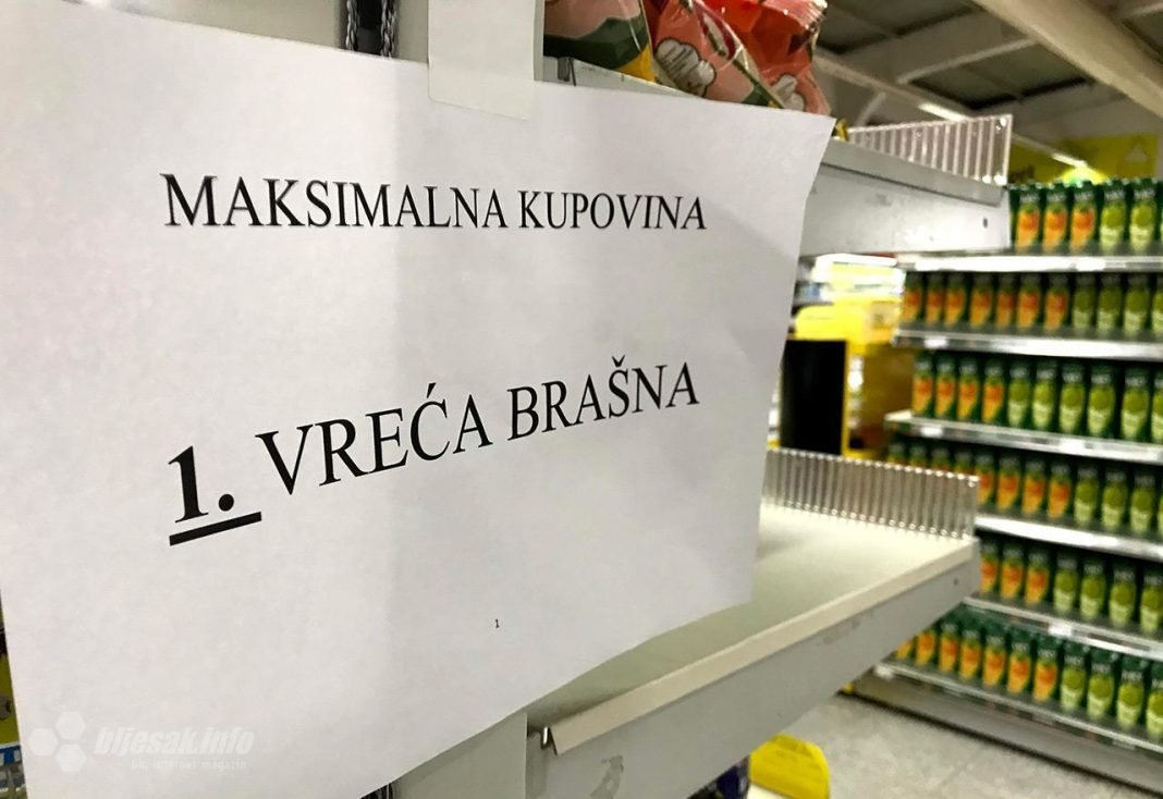 Građani u BiH u većim količinama kupuju brašno, nadležni kažu da nema razloga za strah