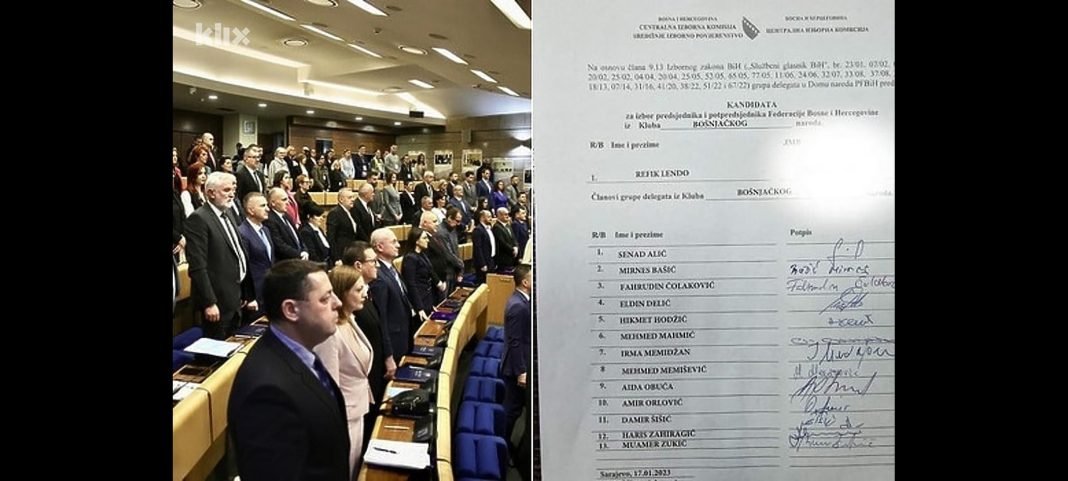 Klub bošnjačkog naroda predložio Refika Lendu za potpredsjednika FBiH