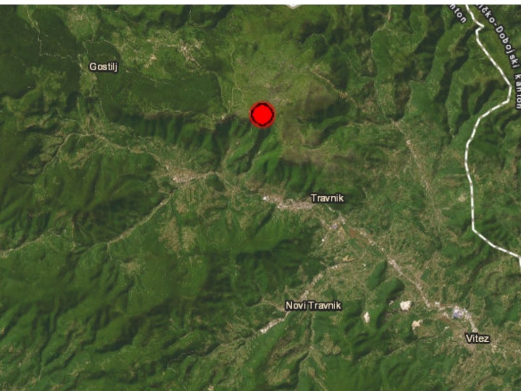 Zemljotres jačine 2,5 stepena po Rihteru potresao okolinu Travnika