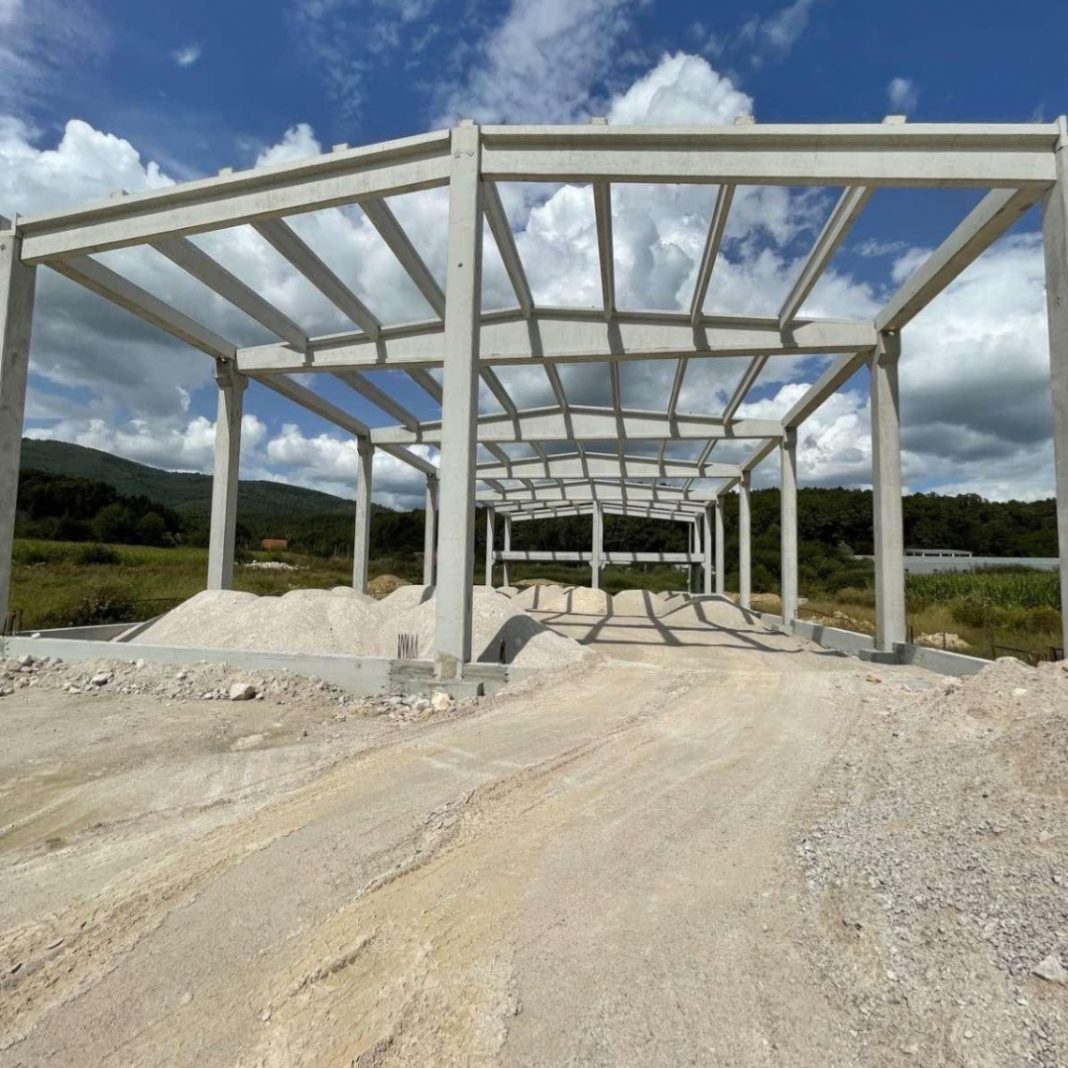 U Novom Travniku u toku gradnja nove proizvodne hale firme koja se bavi veleprodajom metala