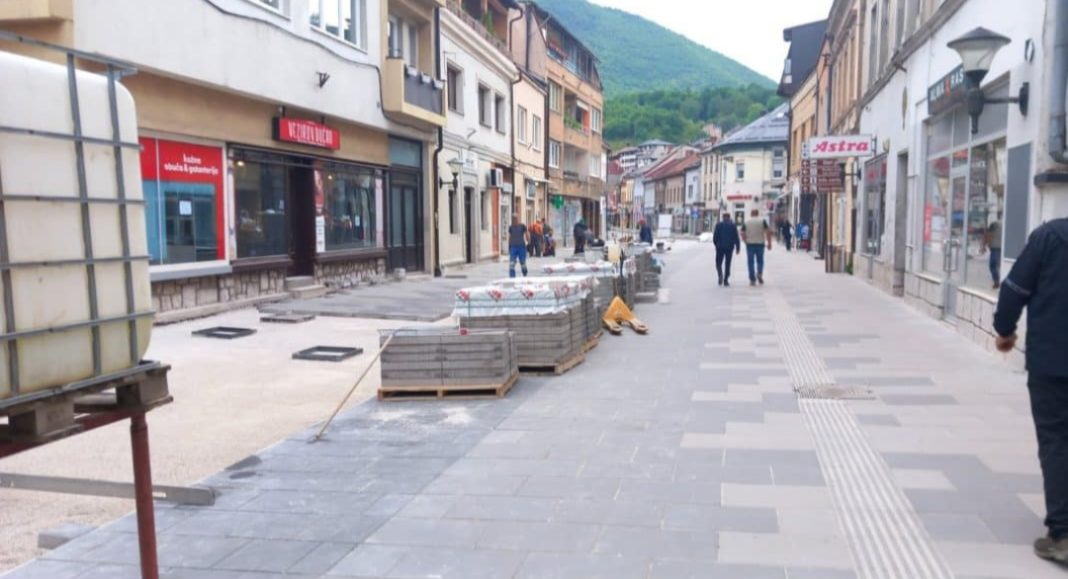 Novi izgled Bosanske ulice u Travniku: “Travnički korzo” uskoro u potpuno novom ruhu